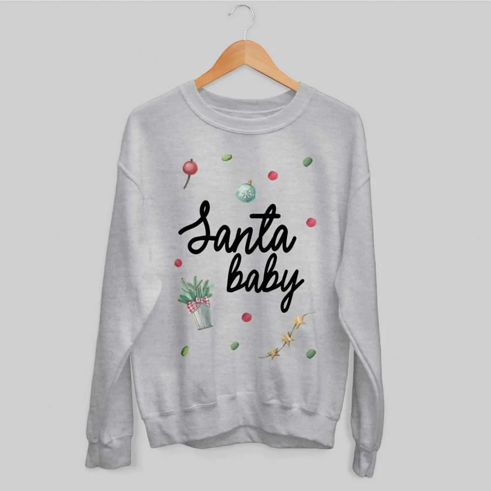 Santa Baby Christmas Jumper Santa Baby Christmas Jumper