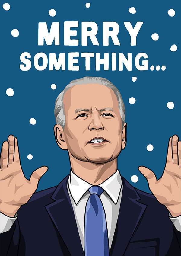 Joe Biden Christmas Card Gift Delivery UK