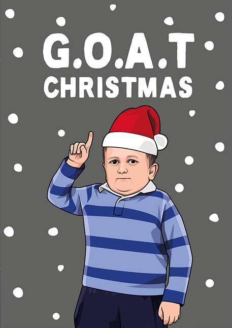 Hasbulla the GOAT Christmas Card