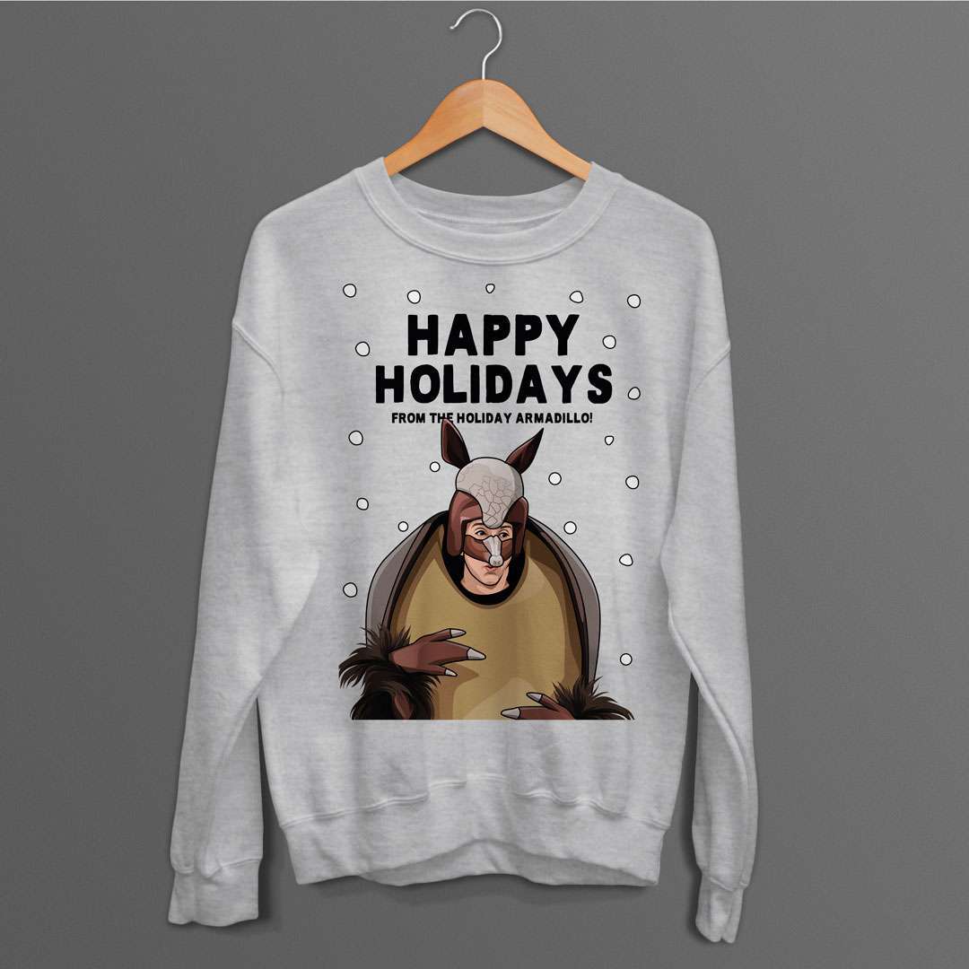 Holiday 2025 armadillo sweatshirt