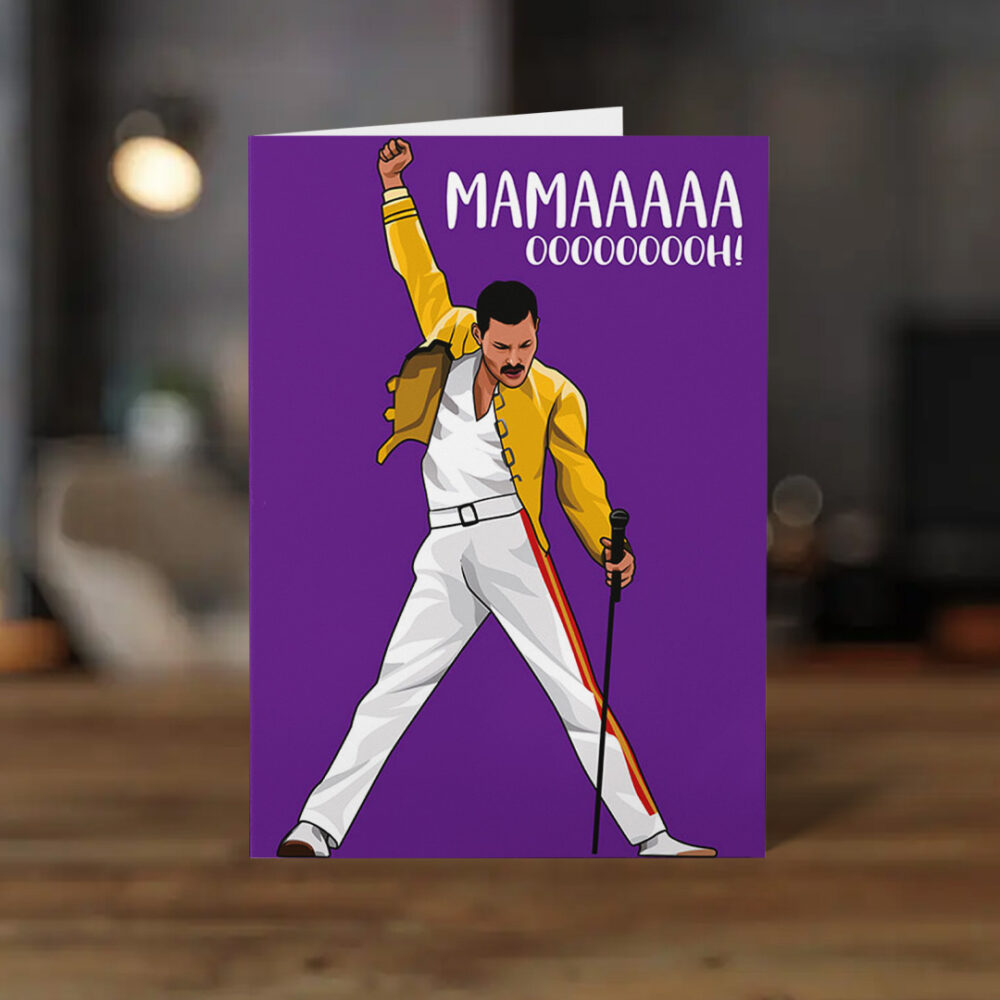 Freddie Mercury Mother’s Day Card