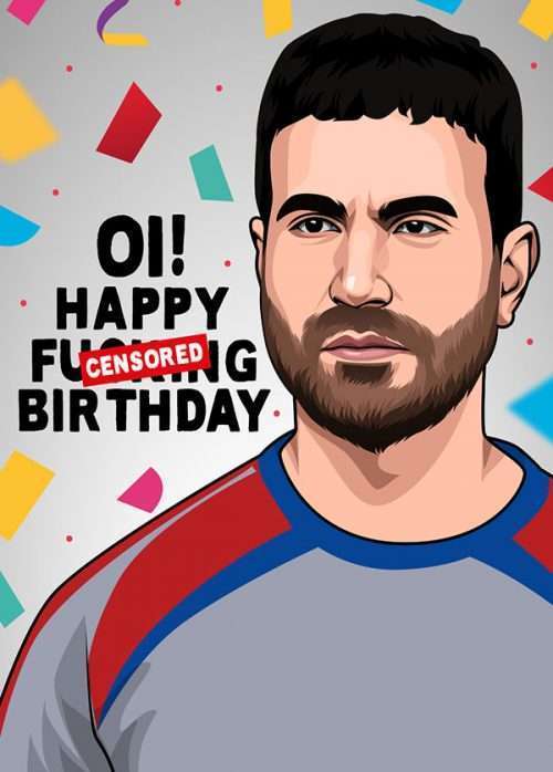 Cristiano Ronaldo Birthday Card