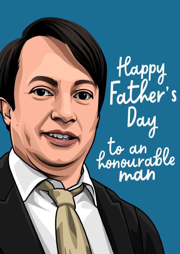 Peep Show Father's Day Card