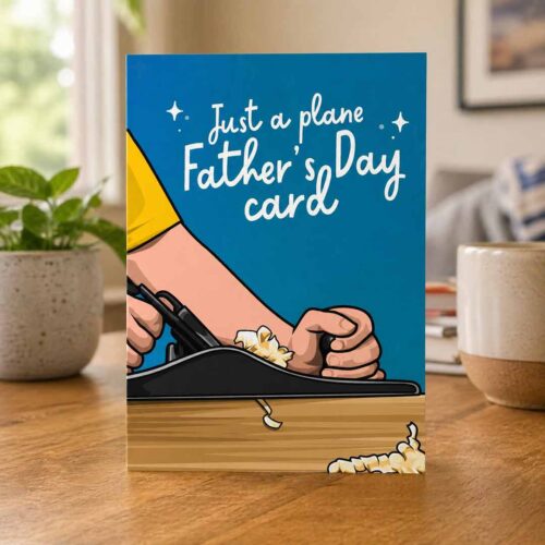 Just a plane Father's Day Card