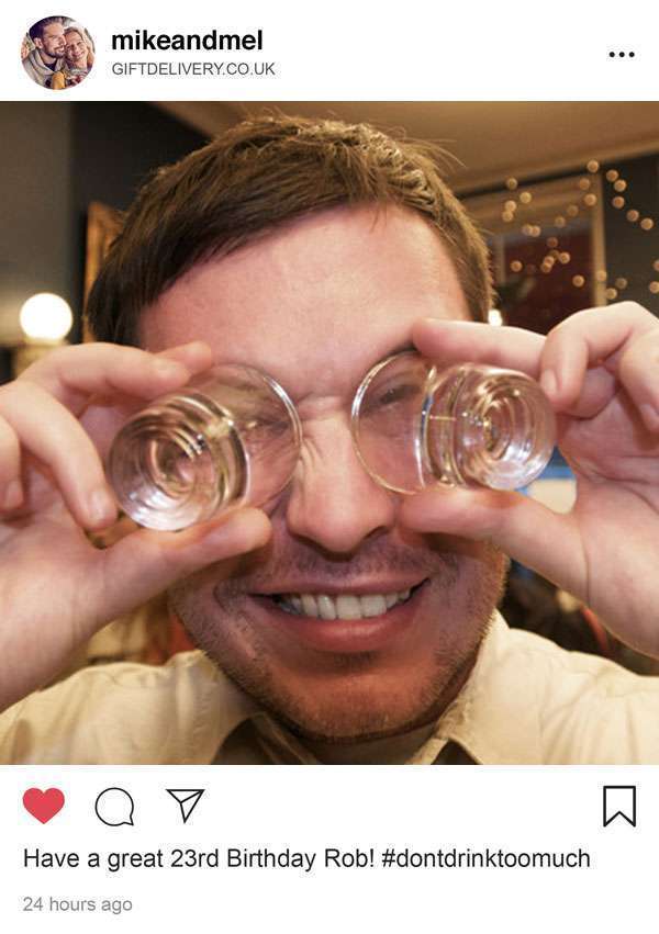 Instagram Photo Upload Birthday Card