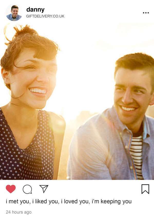 Instagram Photo Upload Valentine's Day Card