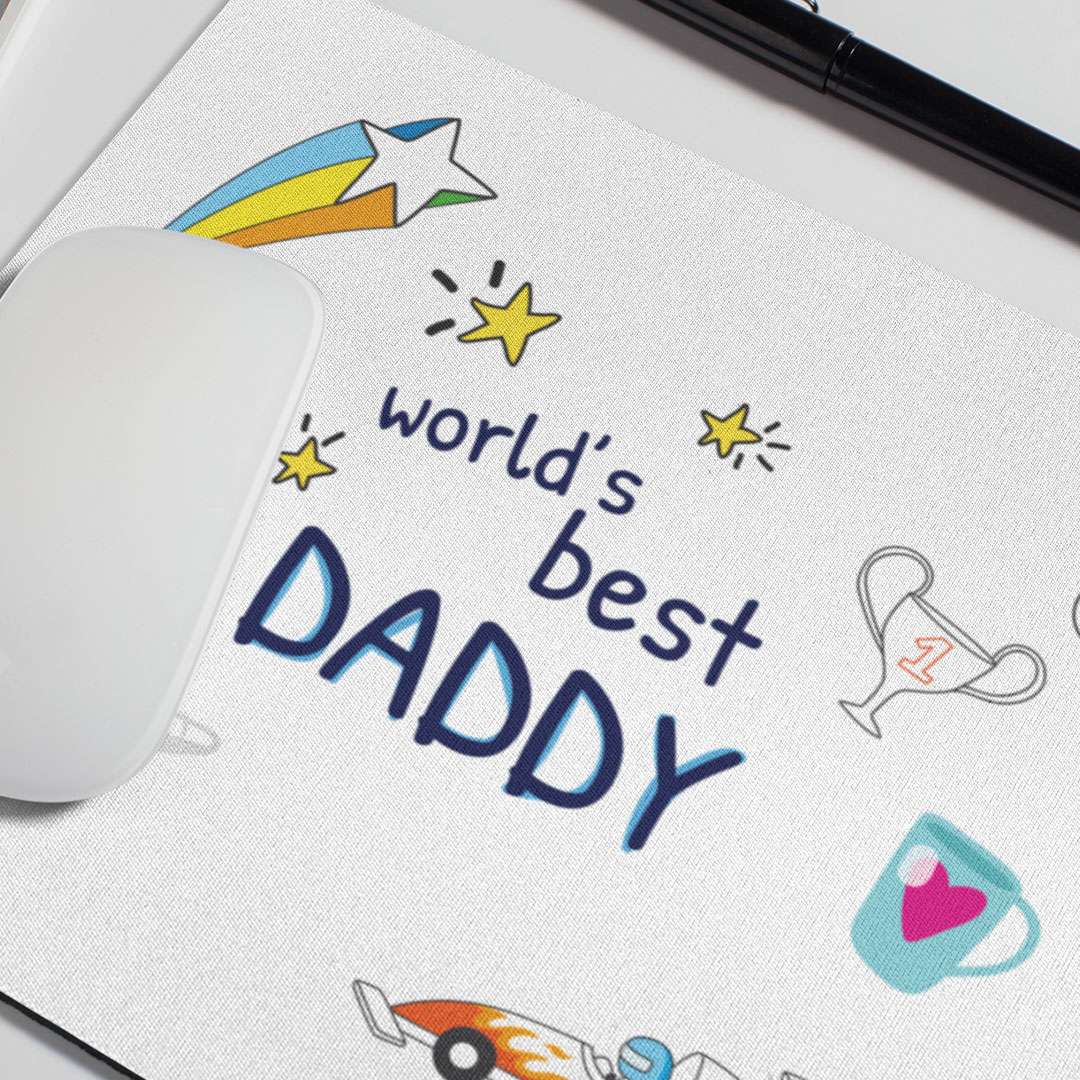 World's Best Daddy Father's Day Mouse Mat