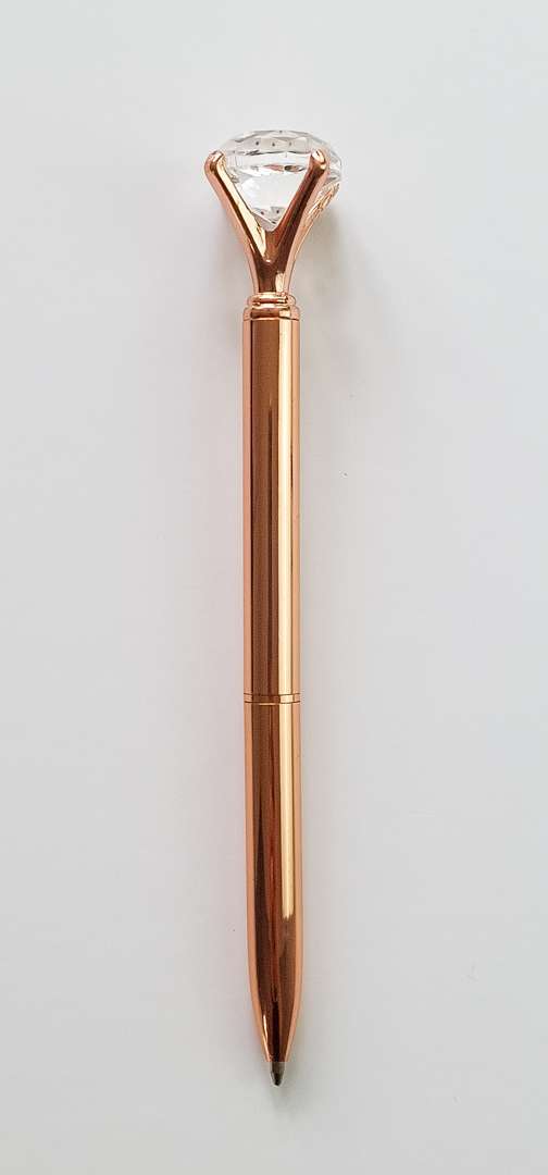 Big Diamond Rose Gold Pen