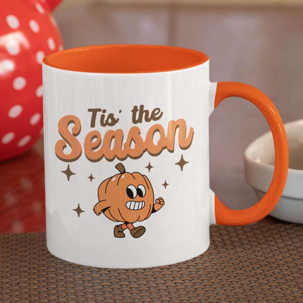 Tis' the Season Pumkin Spice Halloween Pumkin Walking Mug