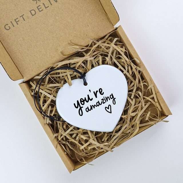 You're amazing Keepsake Heart