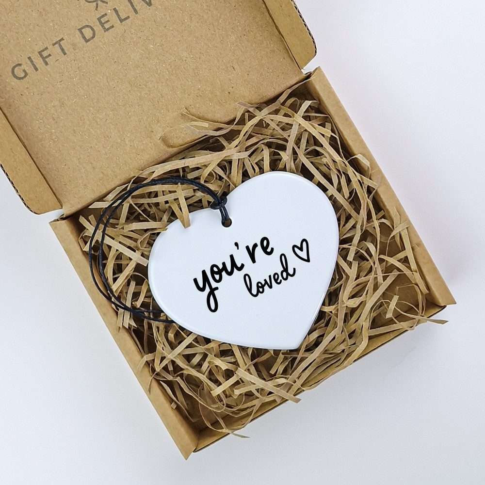 You're Loved Keepsake Heart You're Loved Keepsake Heart