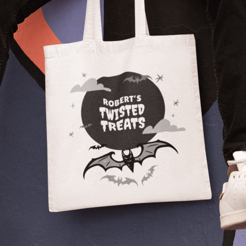 Twisted Treats Personalised Halloween Trick or Treat Bag