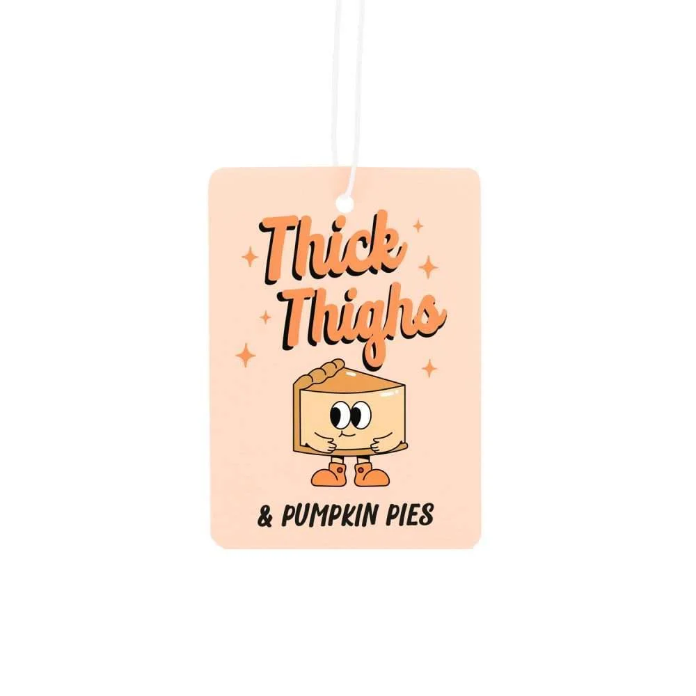 Thick Thighs & Pumpkin Pies Halloween Car Air Freshener
