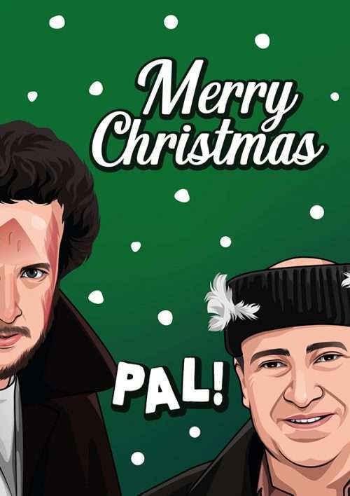 Home Alone Harry & Marv Christmas Card