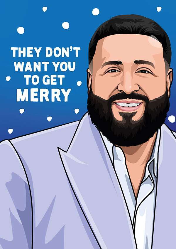 DJ Khaled Christmas Card