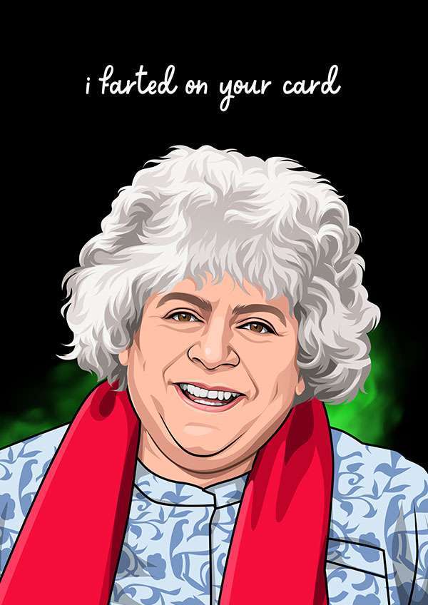 Miriam Margolyes Card