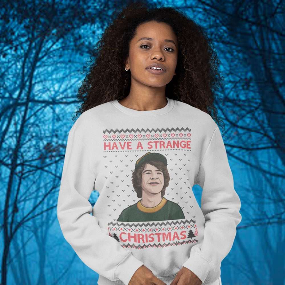 Dustin from Stranger Things Funny Christmas Jumper Dustin from Stranger Things Funny Christmas Jumper