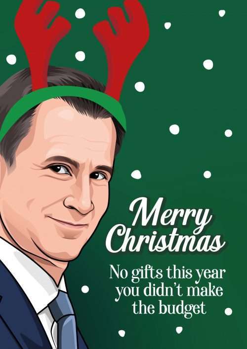 Jeremy Hunt Funny Christmas Card