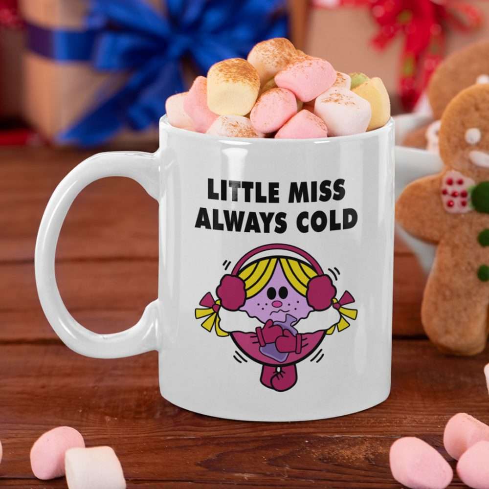 Little Miss Always Cold Mug Plain White