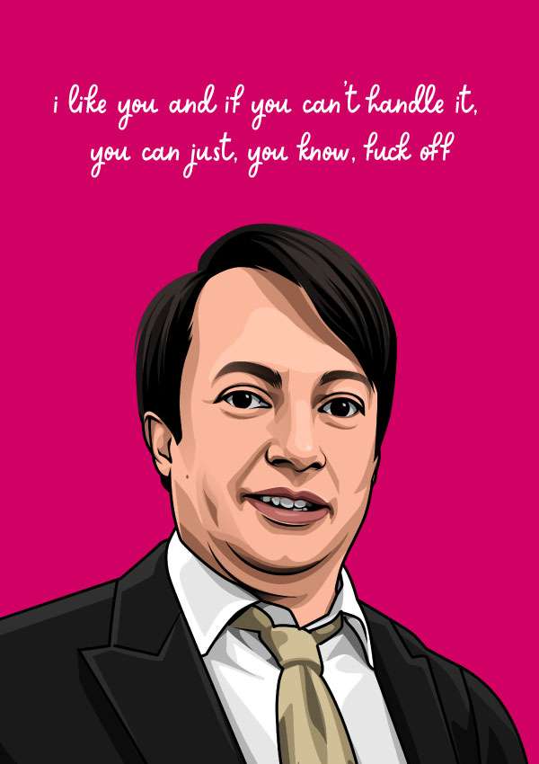 Peep Show Funny Valentine's Card