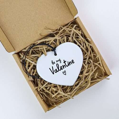 be my Valentine Keepsake Heart