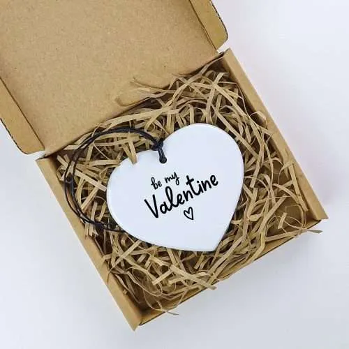 be my Valentine Keepsake Heart