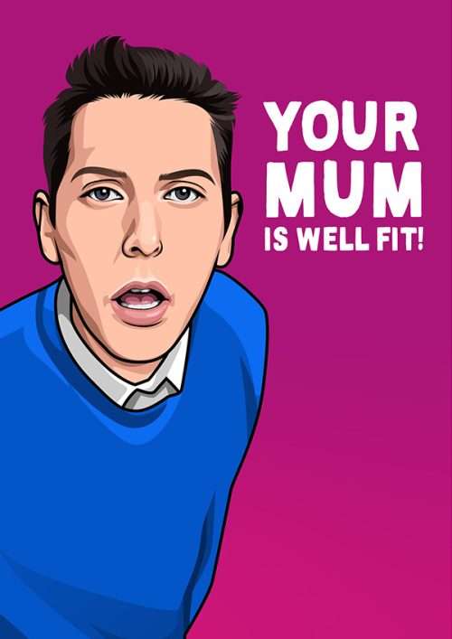 The Inbetweeners Mother's Day Card