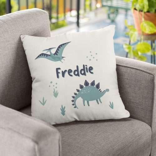 Personalised Dinosaur Cushion