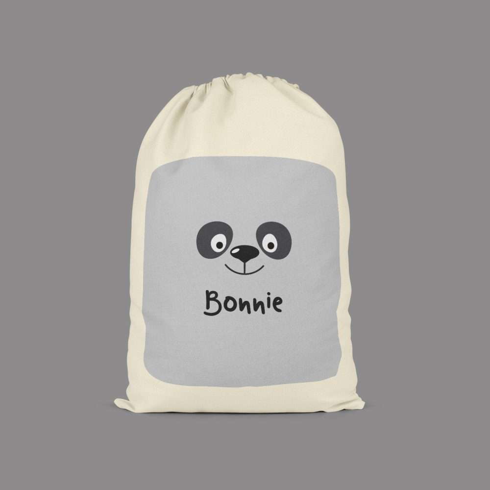 Patrick the Panda Personalised Drawstring Bag