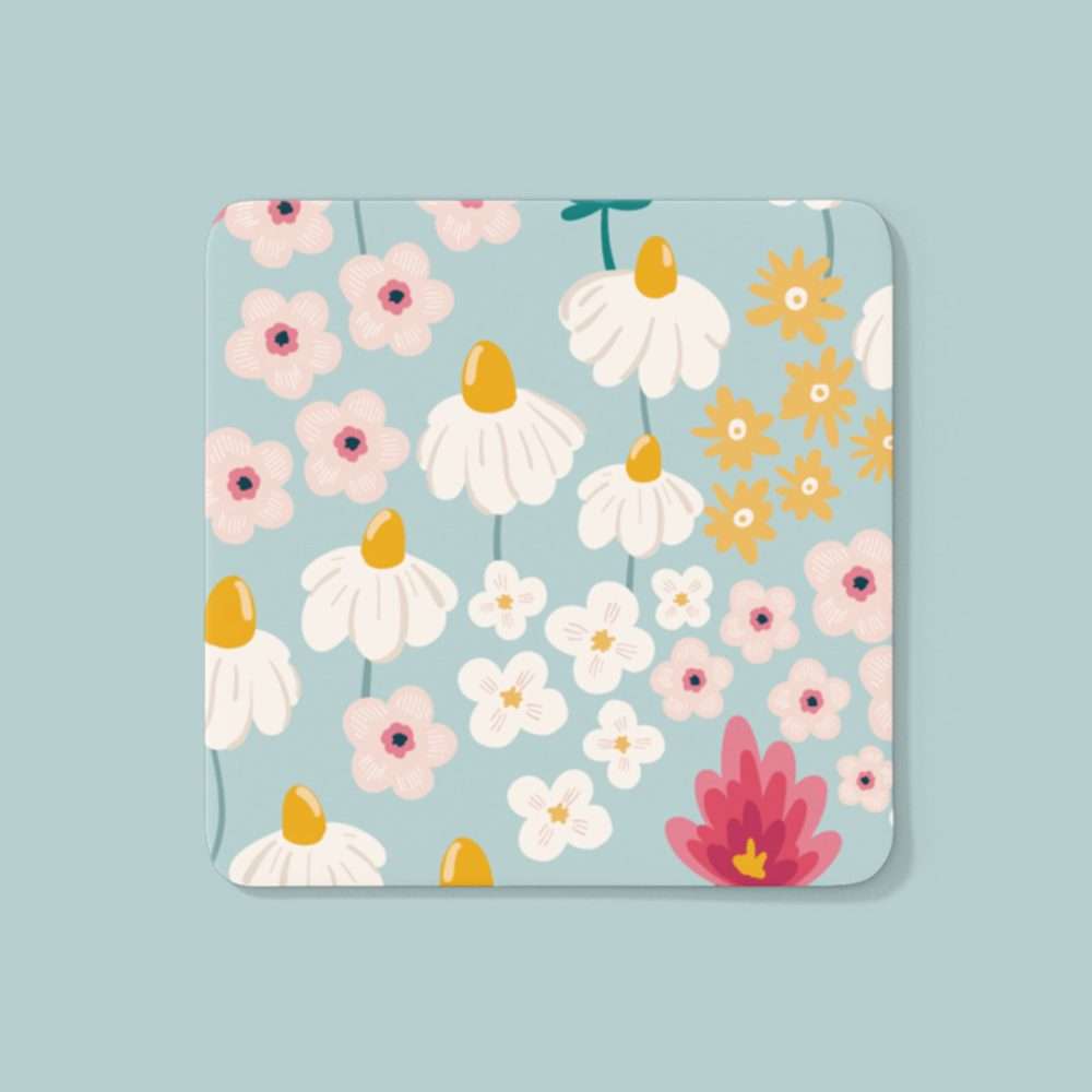 Floral Petal Pop Coaster