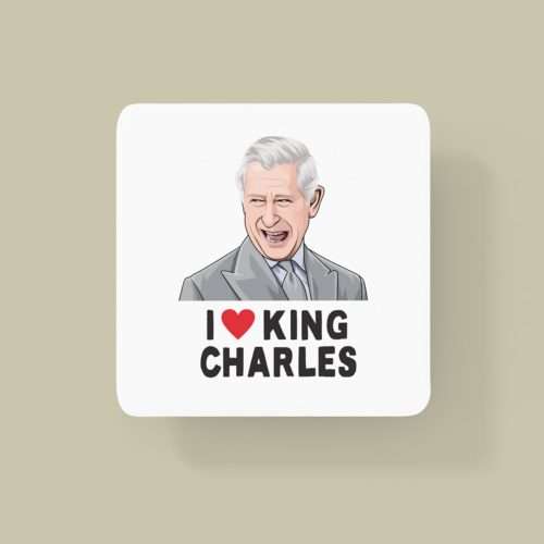 I Love King Charles Coaster Coronation Souvenir Great Keepsake