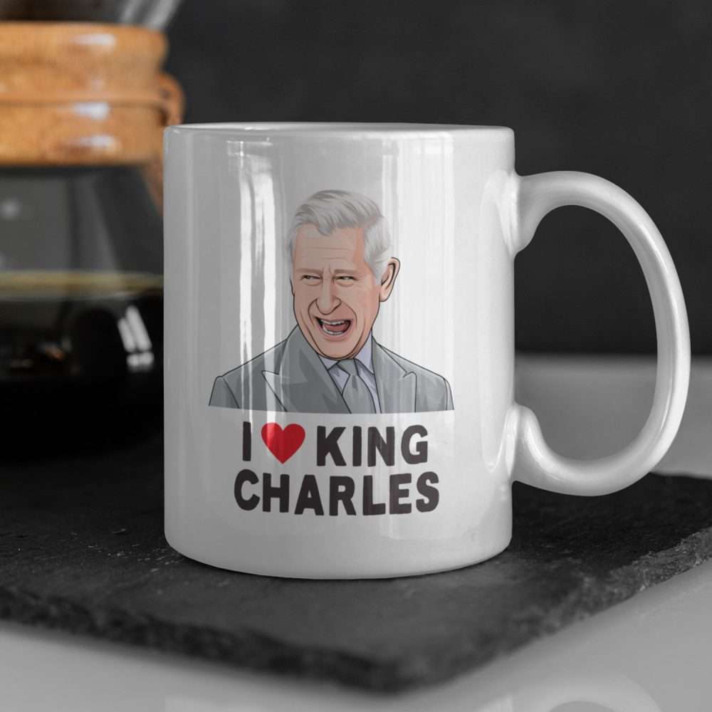 I Love King Charles Mug Coronation Souvenir Great Keepsake