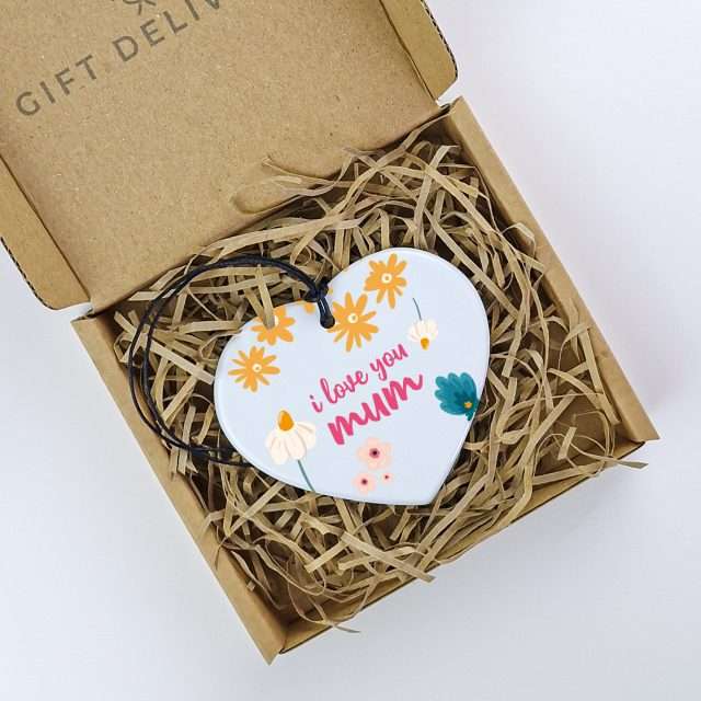 Petal Pop Keepsake Gift I Love you Mum, Mummy, Nan, Nanny Floral Gift
