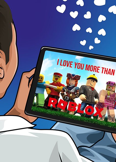 I Love You More Than Roblox Funny Father's Day Card