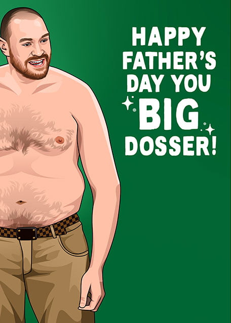 Tyson Fury Boxing Father's Day Card