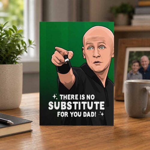 Pierluigi Collina Funny Substitute Father's Day Card