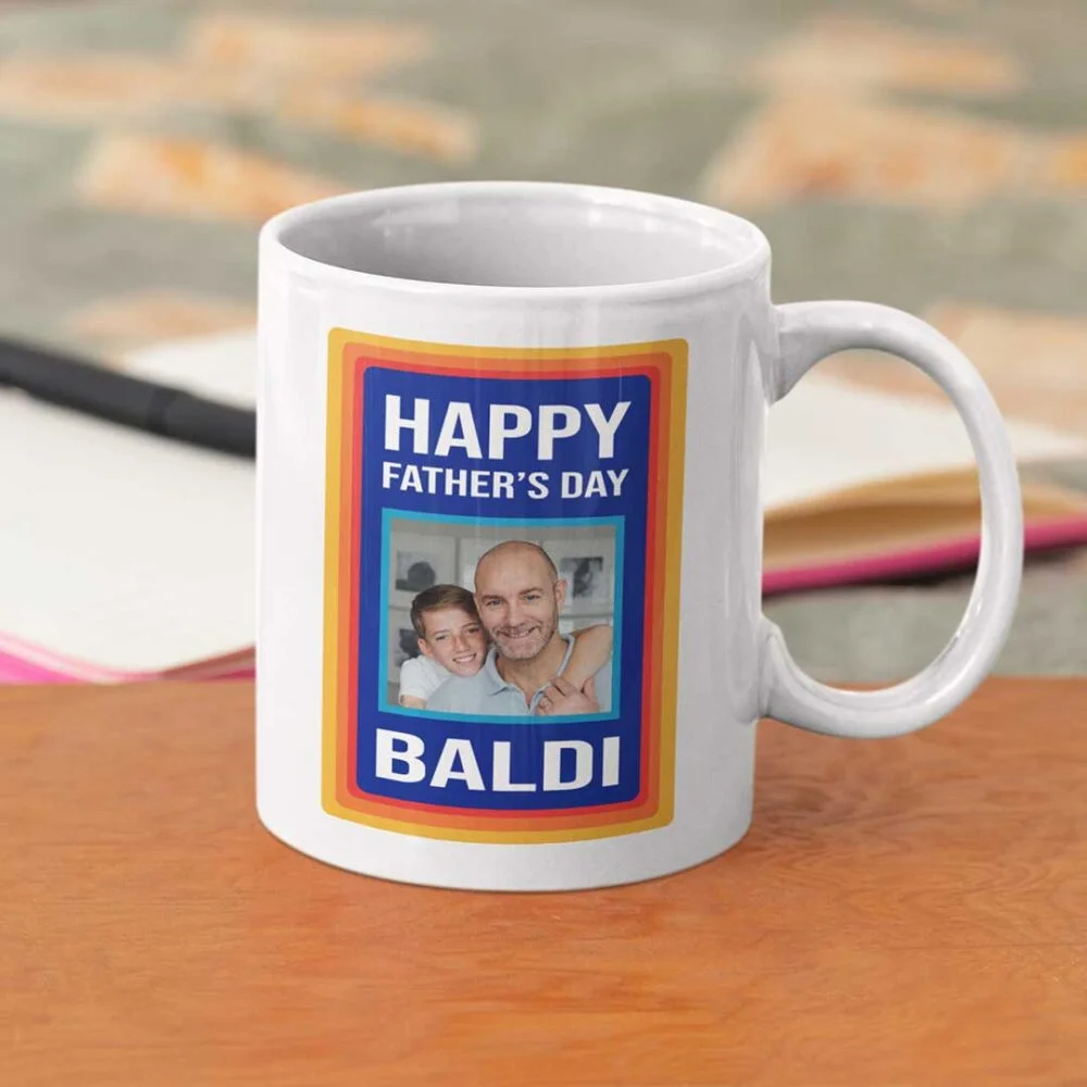 Personalised Baldi Funny Father's Day Mug