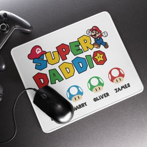 Super Mario / Daddio Personalised Mouse Pad
