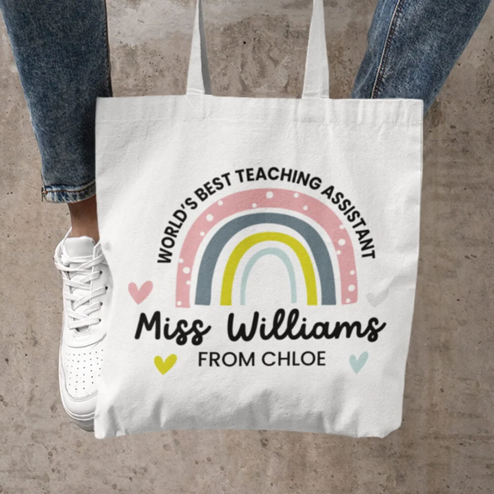 World's Best Teaching Assistant Personalised Marking Bag World's Best Teaching Assistant Personalised Marking Bag