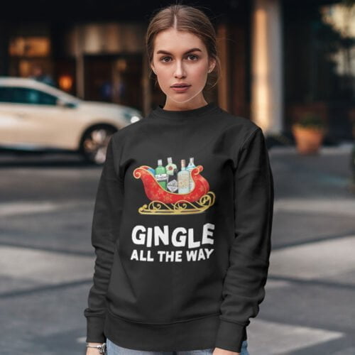 GINgle All The Way Funny Christmas Jumper