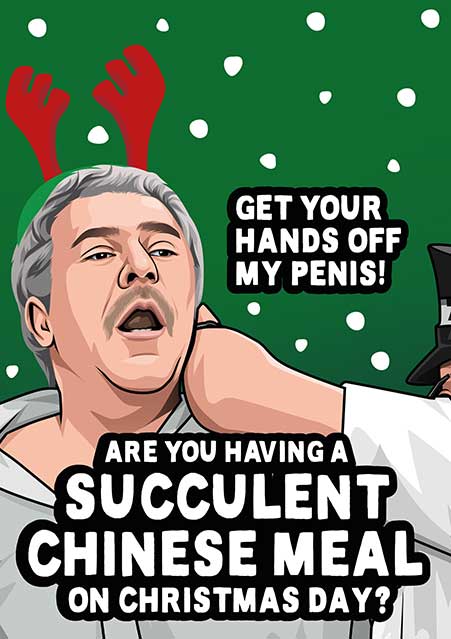 Democracy Manifest Meme Funny Christmas Card
