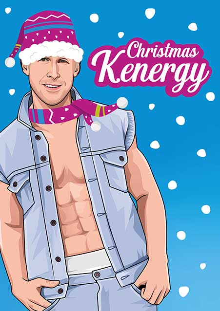 Ken from Barbie Funny Christmas Card