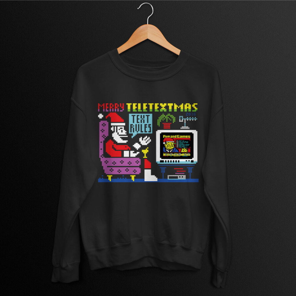 Ceefax Teletext Funny Christmas Jumper