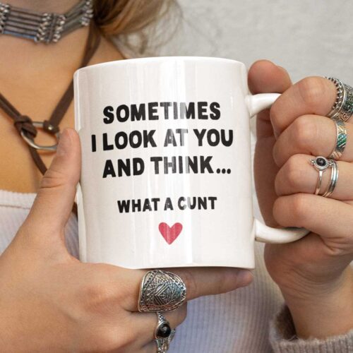 Sometimes I Look at you… Funny Valentine's / Anniversary Mug