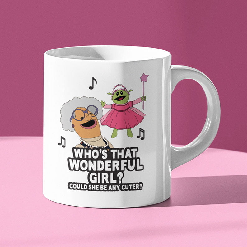 Nanalan Who's That Wonderful Girl Mug Nanalan Who's That Wonderful Girl Mug