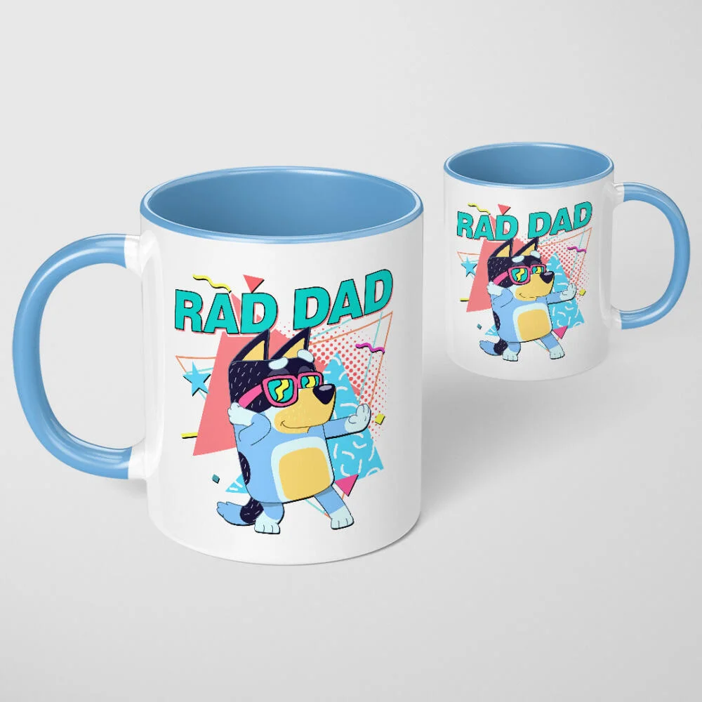 Bluey Bandit Rad Dad Mug