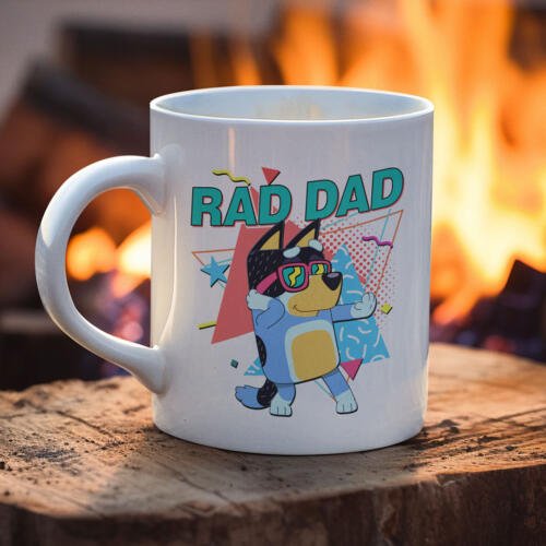 Bluey Bandit Rad Dad Mug