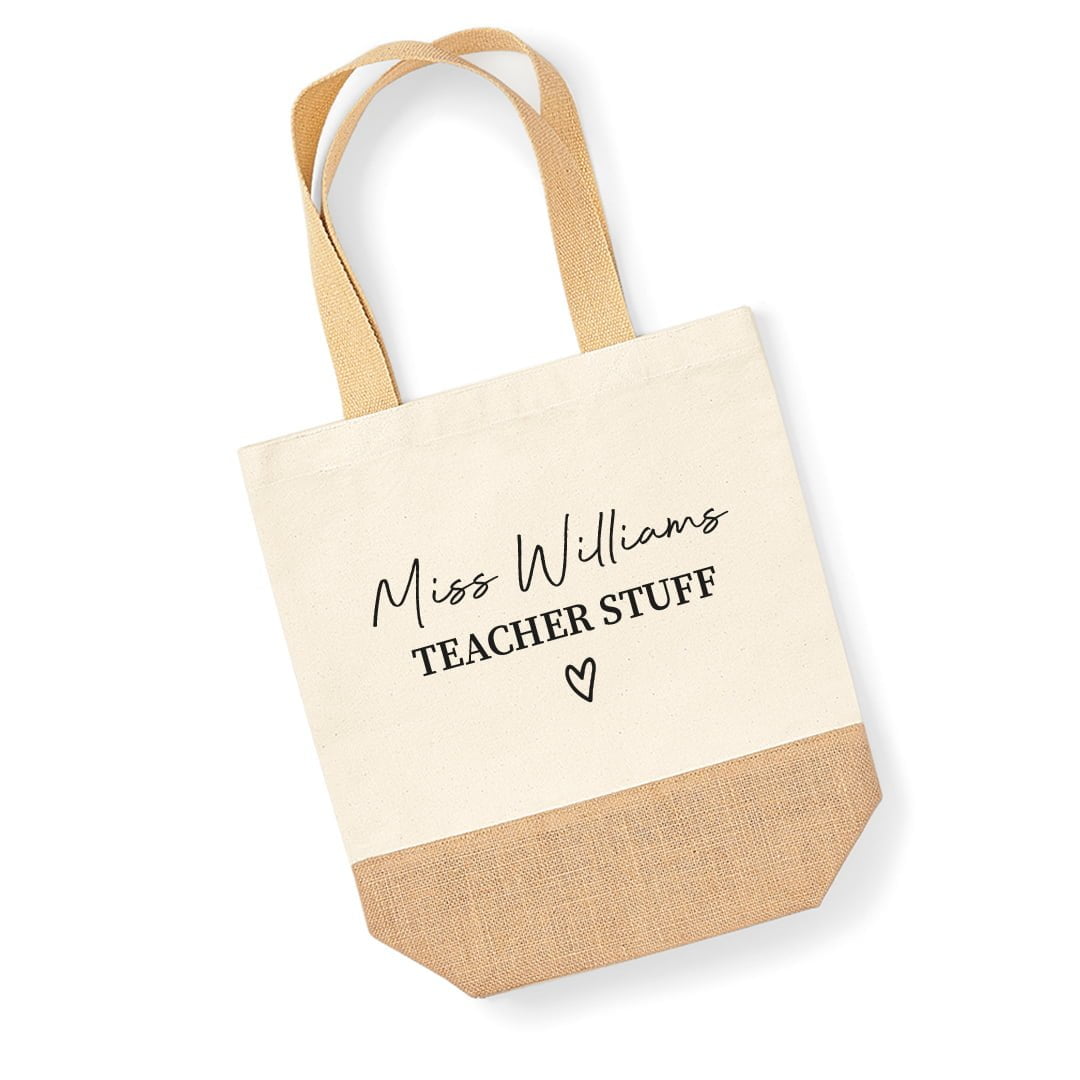 Personalised Teacher Stuff Marking Bag - Gift Delivery UK