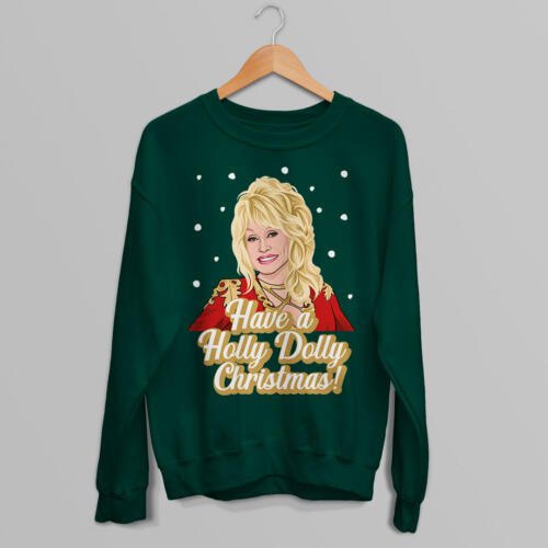 Dolly Parton Funny Christmas Jumper