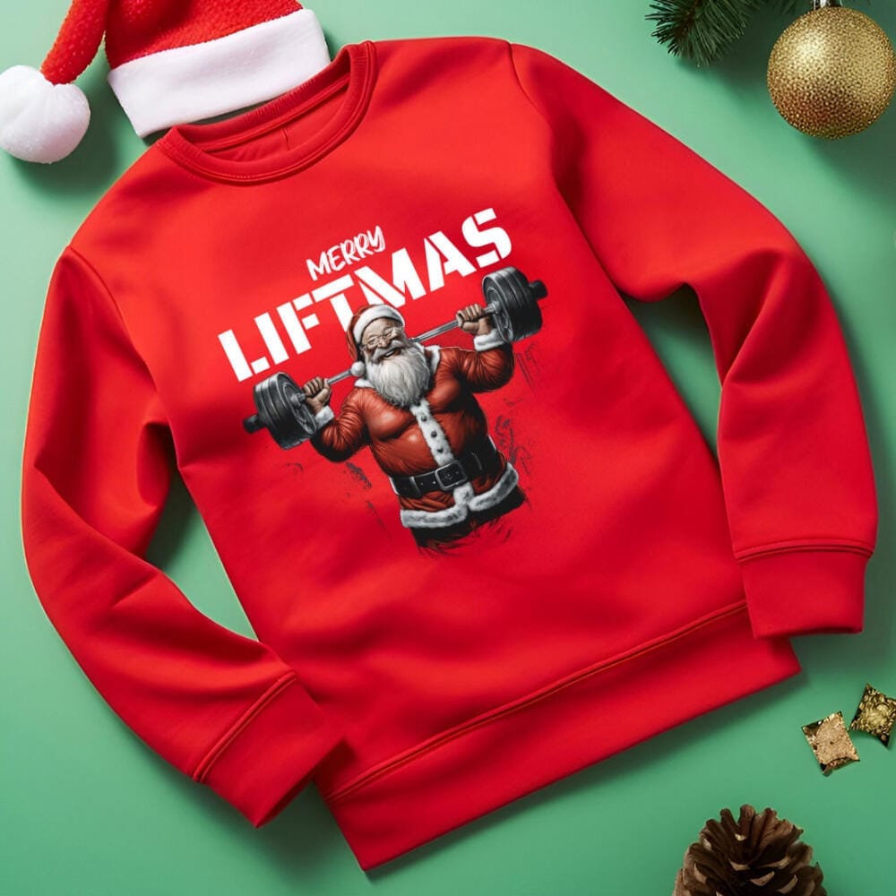 Merry Liftmas Bodybuilding Gym Christmas Jumper